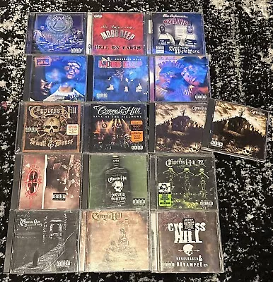 125 CD Lot Onyx Big L Mobb Deep Nas BIG Snoop Dre Cypress Hill Lox Masta Ace ETC • $625