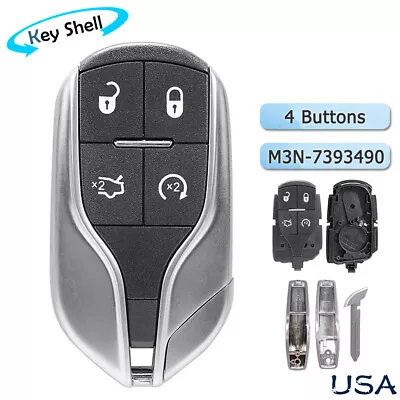 Replacement For 2014 2015 2016 2017 2018 Maserati Ghibli Key Fob Remote Shell • $18.59