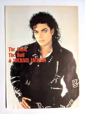 Michael Jackson / Jackson 5 / 1987 Magazine Full Page Pinup Poster Clipping • $12.99