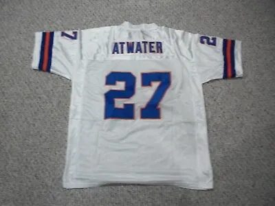 STEVE ATWATER Unsigned Custom Denver White Sewn Football Jersey Sizes S-3XL • $38.05