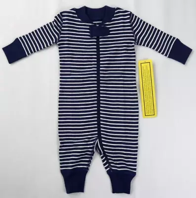 $7.99 • Buy Moon And Back By Hanna Andersson Babies' One-Piece OrganicCotton Footless Pajama