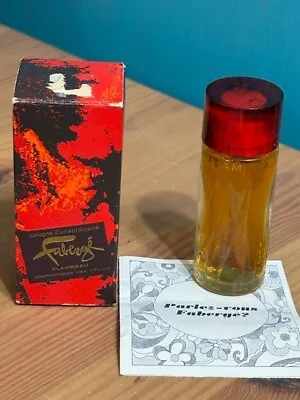 Vintage Original Faberge Flambeau Cologne Extraordinaire 1 Oz Splash New • $49.99