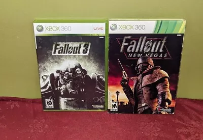 Fallout: New Vegas And Fallout 3 Game Lot Bundle (Xbox 360) Complete CIB Tested  • $19.99