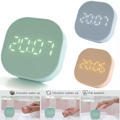 $9.98 • Buy Small Alarm Clock Digital LED Bedside Clock Countdown Timer Temperature Kids AU
