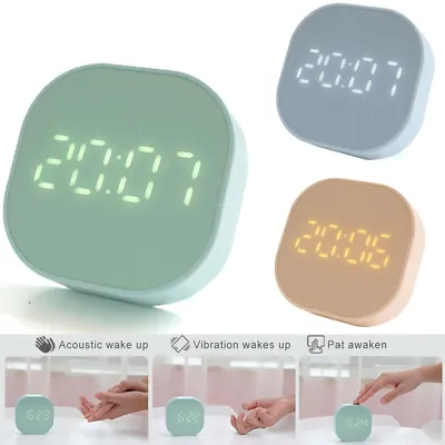 Small Alarm Clock Digital LED Bedside Clock Countdown Timer Temperature Kids AU • $22.12