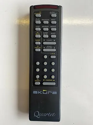 £12.95 • Buy Genuine Akura Quartet Tv Remote Control 