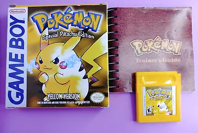 Pokemon Pikachu Yellow (Nintendo Game Boy NGB 1999) COMPLETE CIB Authentic! • $317.99