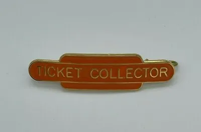 British Railways Cap Hat Badge Totem Ticket Collector Amber North Eastern Region • £13.95