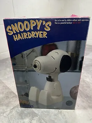 Vintage Snoopy’s Hair Dryer Salton Black And White 1991 • $75