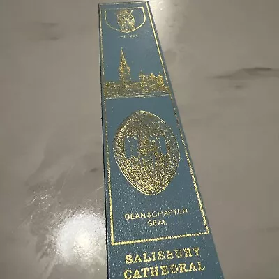 Leather Bookmark Salisbury Cathedral • £1.70