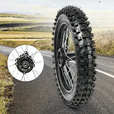 14  Rear Wheel Rim 90/100-14 Tire Assembly For 125cc Dirt Pit Bike Apollo Taotao • $84.55
