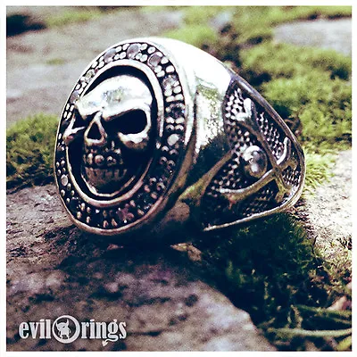 Ring Mens Biker Ride Free Sterling Silver Handmade Jewelry 925 Rock Motorcycle • $113.90