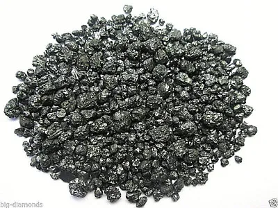 1.00 CARAT RAW UNCUT BLACK DIAMOND ROUGH LOT 2.70-3.20mm Size • $10.80