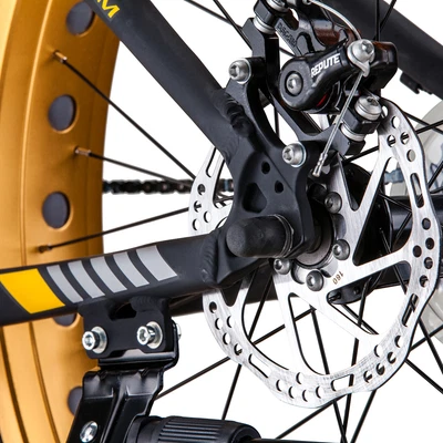 $592.68 • Buy Trinx Tiger T106 Fat Bike Shimano 7 Speed Bicycle Orange