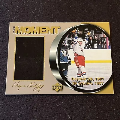 1998-99 McDonalds Upper Deck Grand Moments #M9 Wayne Gretzky • $2.90