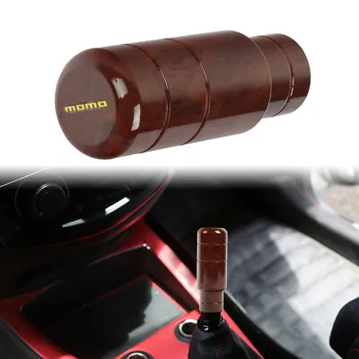 Universal MOMO Aluminum Wood Manual Gear Stick Shift Knob Lever Shifter 9cm • $15