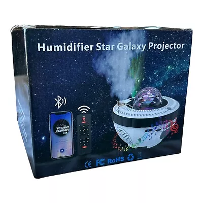 Humidifier Star Galaxy Projector Bluetooth Plays Music Stars Bedtime Sound • $29.99