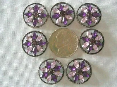 2 Hole Slider Beads Wheels Purple  #7 • $6.95