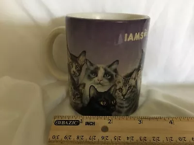 IAMS Cat Food Coffee Mug Blue • $14