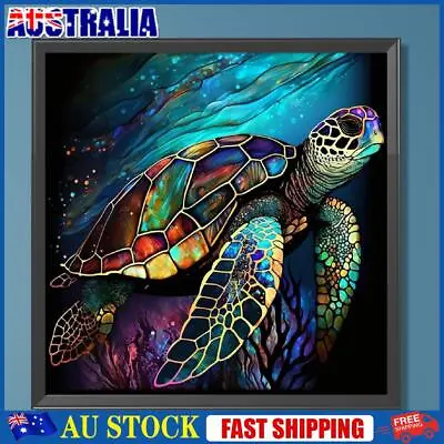 $10.13 • Buy 5D DIY Full Round Drill Diamond Painting Turtle Kit Home Decoration Art Craft
