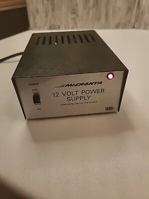 VTG  Micronta Regulated 12 Volt Power Supply 2.5 Amp Cat. No. 22-125 Untested  • $8.99