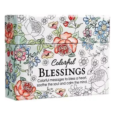 Colourful Blessings Boxed Colouring Cards • £7.27