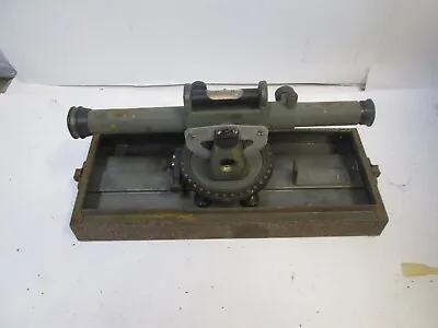 Vintage Craftsman USA Surveyor Transit 2 Levels Tool W/ Metal Carry Box Antique • $89