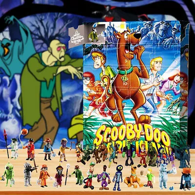 Scooby Doo 24 Days Countdown Advent Christmas Calendar Blind Box Toys Kids Gift＊ • $29.99