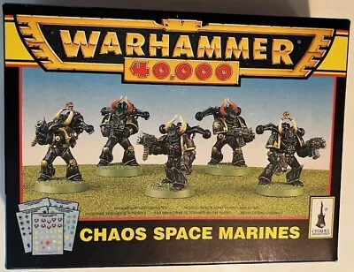 Warhammer 40k Chaos Space Marines Miniature Figures MODEL KIT By Games Workshops • $16.50