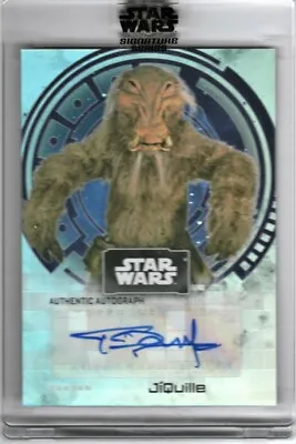 £17.40 • Buy 2021 Topps Star Wars Tim Dry As J'Quille Signature Series Uncirculated