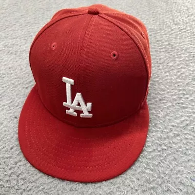 Los Angeles Dodgers Cap  Hat Men 7 1/8 Snapback   New Era 59fifty • $12.95