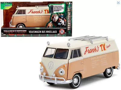 Volkswagen Bus Wheel Jack Jada 1/32 Frank's TV Repair Transformers Diecast Model • $22