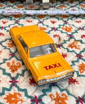 Matchbox Taxi Chevrolet Impala Yellow Series No 20 Made In England 1960s Lesney • $16.20