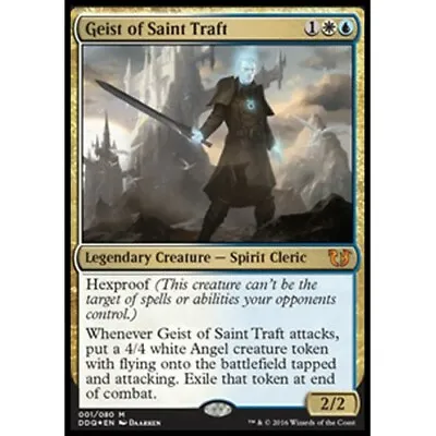 GEIST OF SAINT TRAFT NM Blessed Vs Cursed MTG Gold - Spirit Cleric Mythic *FOIL* • $1.95