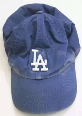 47 Twins LA Dodgers Blue Fitted Adult Baseball Hat Cap Cotton Extra Large F8 • $1.58