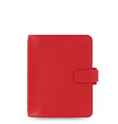 Filofax Pocket Size Saffiano Organizer Poppy Red - 022471  • $25