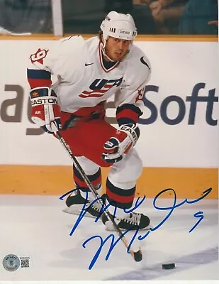 MIKE MODANO Signed USA 8x10 PHOTO Beckett Authenticated BAS • $49.95