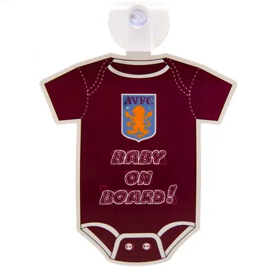 £6 • Buy Aston Villa Baby On Board Car Hanger-Official Licensed-Aston Villa Baby Present