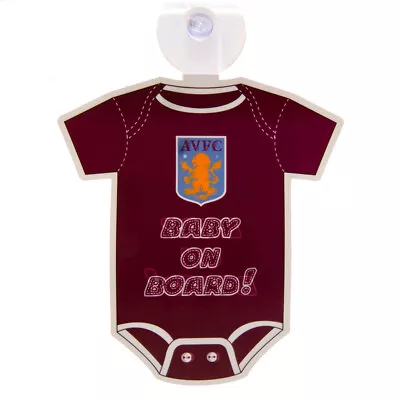 £6 • Buy Aston Villa Baby On Board Car Hanger-Official Licensed-Aston Villa Baby Present