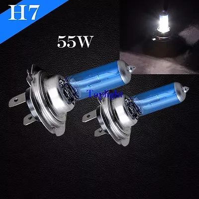 H7 Super White 5000K 12v Xenon Halogen Headlight 55w Lamp Light Bulb Low Beam • $8.82