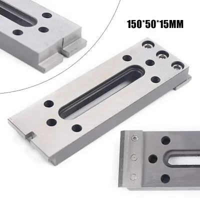 $29.45 • Buy Stainless Steel Wire EDM Fixture Tool Board Holder Clamp 150x50x15mm Silver NEW
