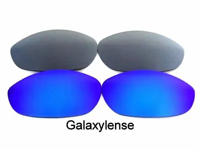 $11.98 • Buy Galaxy Replacement Lenses For Oakley Monster Dog Sunglasses Blue&Gray Polarized