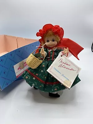 Vintage Madame Alexander Red Riding Hood 8 Inch Doll 485 In Box  W/ Stand /r • $25