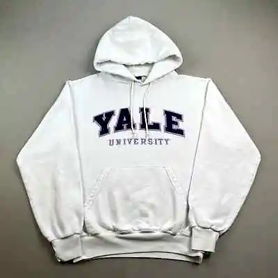 Yale University Hoodie Sweatshirt Adult Small White Champion College Bulldogs • $25.99