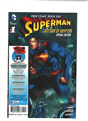 $2.97 • Buy Superman Last Son Of Krypton FCBD 2013 VF/NM 9.0 DC Mile High Comics Variant