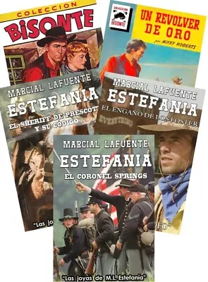 “La Presa” Set De Cinco Novelas Por Marcial Lafuente Estefania Y Otros Autores • $28.45