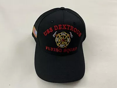 USS DEXTROUS MCM 13 FLYING SQUAD The Corps United States BLACK  SNAPBACK • $27.99