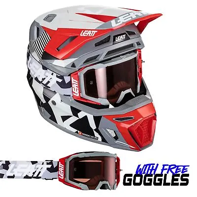 Leatt 2024 Helmet Moto 8.5 V24 Forge MX Motocross Enduro Quad ATV • £395.95