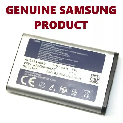 Genuine Samsung AB663450GZ Replacement Li-Ion Battery Convoy 2 U640 SCH-U660 • $14.44