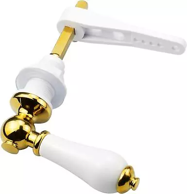 £19.49 • Buy Gold Plated Metal Handle For Toilet Cistern Lever Flush Handle Replacement